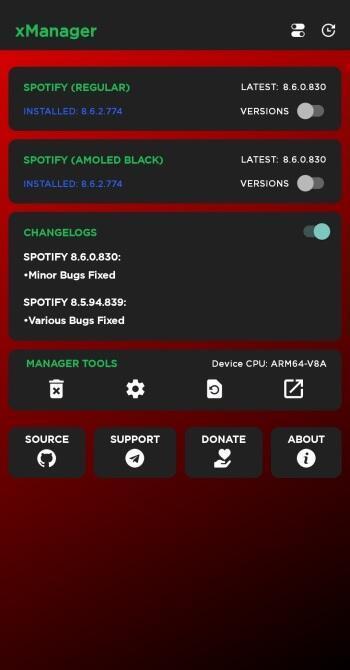 xmanager spotify not working