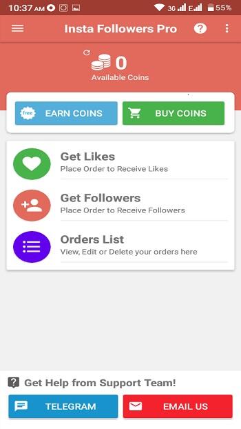 insta followers pro apk unlimited coins download