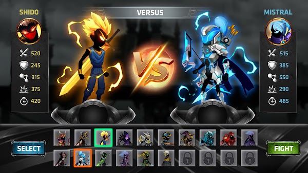 stickman legends mod apk