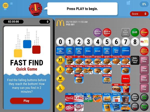 mcdonalds pos training game