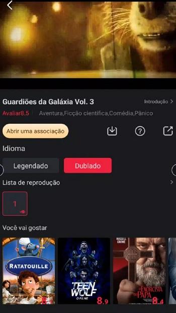 Filmes Legendados Android - Colaboratory