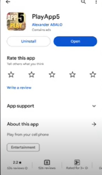 PlayApp5 APK android