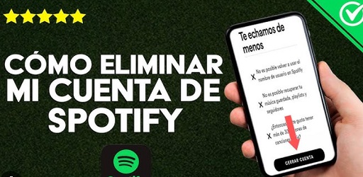 ¿Cómo eliminar la cuenta de Spotify?