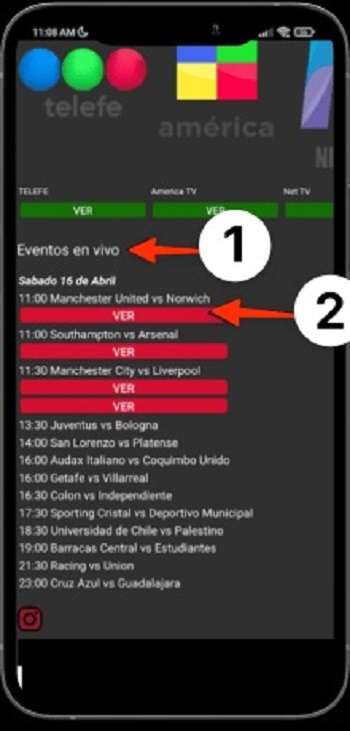 rayo tv para android