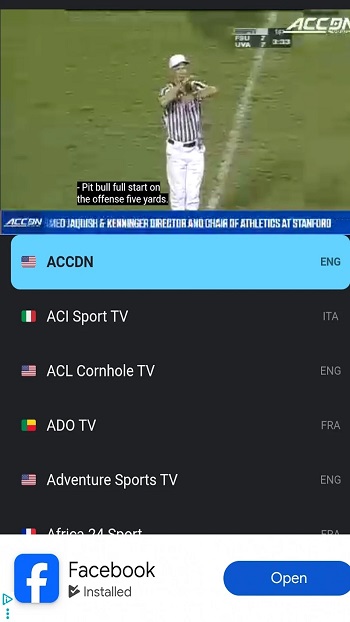 Download the best Live TV Android APK screenshot 1