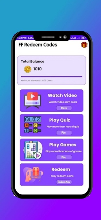 Earn Redeem Code APK 2 - Download Official Version For Android