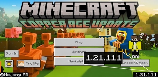 Minecraft 1.21.111.1 APK (MOD Menu) Download Free For Android