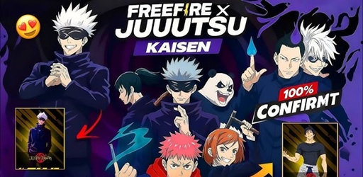 Free Fire MAX x JUJUTSU KAISEN