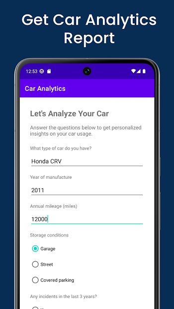 Auto Insurance Quote screenshot