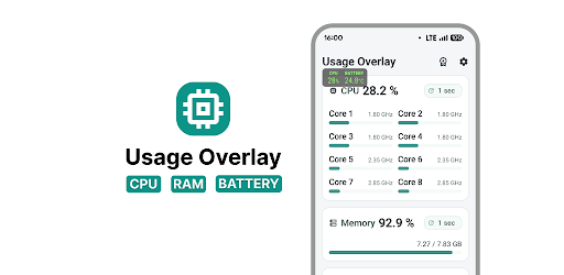Overlay Monitor CPU/Battery